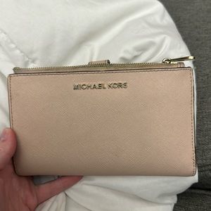 Pink Michael kors wristlet